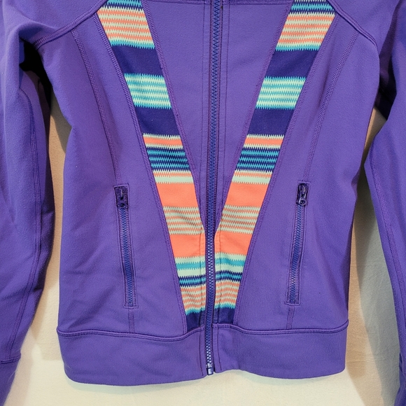 Ivivva Zip Up Fitted Purple Jacket - Picture 3 of 10